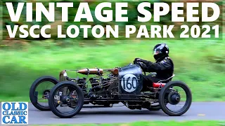 VSCC Loton Park speed hillclimb | Vintage cars in the paddock and on the course inc Bugatti, ERA ++