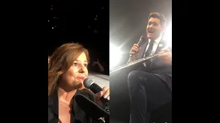 2ND TIME SINGING WITH MICHAEL BUBLE! Diana Fairbanks-Audience member & 6th Grade Teacher, Fresno.