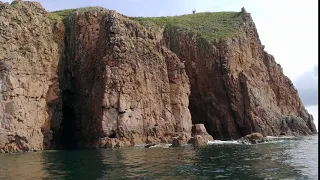 южные скалы острова Шкота от 2018 09 28, сап прогулка вокруг острова Залив Петра Великого