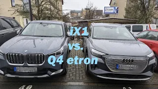 BMW iX1 vs. Audi Q4 etron - Fahreigenschaften, Preise, Interieur im Vergleich