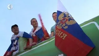 Больные футболом - Россия против Польши. Часть 1