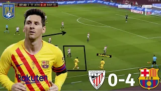 How Messi & Busquets DESTROYED Athletic Club | Athletic Club vs Barcelona 0-4 | Tactical Analysis