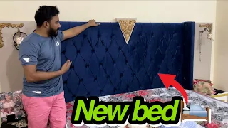 New Bed 🛌 Ap Sab Ki Farmish Pa || ya kar diya || rOmiRpVlog