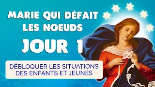 Neuvaine à Marie qui Défait les Noeuds Jour 1 🙏 Débloquer Enfants et Jeunes