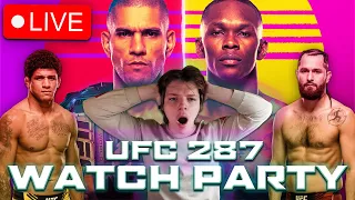 🔴UFC 287: Pereira vs Adesanya 2 LIVESTREAM WATCH PARTY!!! - SMOKED