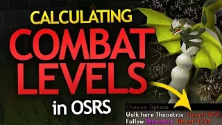 How COMBAT LEVELS are calculated in OSRS (Players & Monsters)