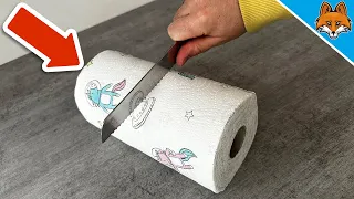 Cut your Paper Towels in 2 and WATCH WHAT HAPPENS💥(Amazing)🤯