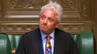 Tearful Speaker John Bercow announces resignation