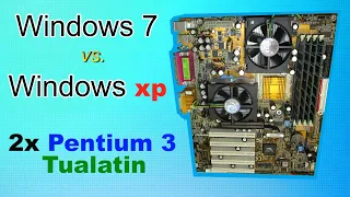 Windows 7 vs. XP on Pentium 3 Tualatin - RETRO Hardware