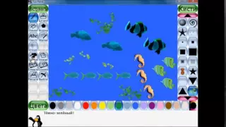 Інструменти графічного редактора Tux Paint