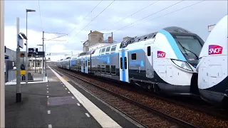 [Transilien N] Départs/arrivée Régio 2n (Z57000) en gare de Houdan