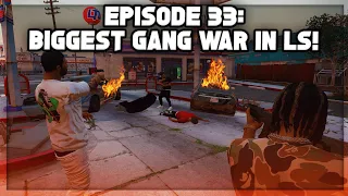 Episode 33: Nobody’s Safe… Biggest Gang War In LS! | GTA 5 RP | Grizzley World RP