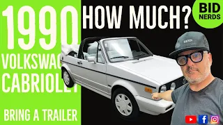 1990 Volkswagen Cabriolet on Bring A Trailer