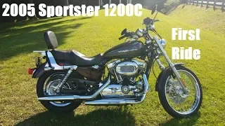 2005 Sportster 1200c First Ride
