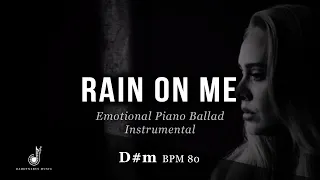 "Rain On Me" - Adele Type Beat | Emotional Piano Ballad Instrumental | Piano Only Type Beat