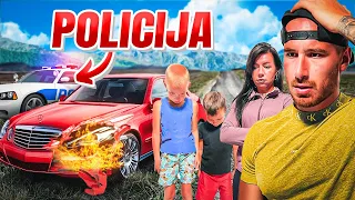 SLUPALI SMO AUTO NA PUTU DO MORA*došla policija*