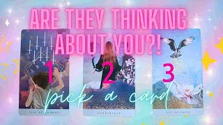 💕HIS / HER THOUGHTS OF YOU TODAY / Are You on Their Mind!?  PICK A CARD  / Tarot Love messages