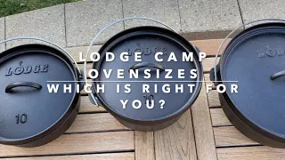 Choosing the Best Lodge Dutch Oven Size