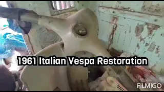 1961 Italian Vespa Restoration.