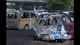 Mitsa ng sunog na tumupok sa 20 sasakyan sa NAIA 3, inaalam pa rin | Patrol ng Pilipino