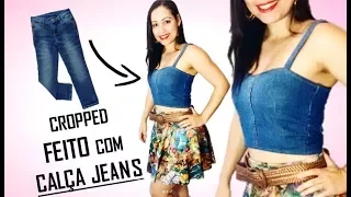 HOW TO MAKE CROPPED WITH JEANS