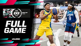 Brazil 🇧🇷 vs USA 🇺🇸 | Men Semi-Finals | Full Game | FIBA 3x3 World Cup 2023