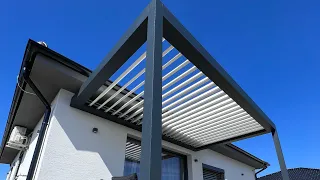 Bioklimatická pergola model TOP