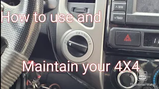 How to properly maintain, engage and disengage your 4 wheel drive. #4x4 #offroad