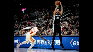 Highlights: Julian Champagnie's 11 PTS vs Atlanta | 2022-23 San Antonio Spurs Season