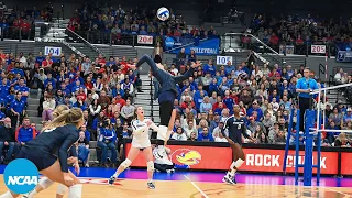 Full 5th set from Kansas-Penn State in 2023 NCAA volleyball tournament second round