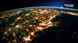 Земля ночью вид из космоса (Earth at night seen from space) ISS HD 1080p ORIGINAL