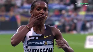 Women 5000 Metres Faith Kipyegon WORLD RECORD Paris Diamond League