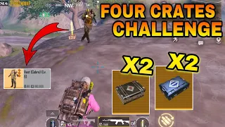 FOUR CRATES CHALLENGE With NEW CRATES | Metro Royale Chapter 12 | МЕТРО РОЯЛЬ