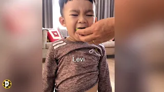 Eating lemon with no expression challenge | Children Challenge 2021