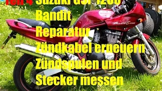 Suzuki GSF1200 Bandit -Motorrad Reparatur und Umbau Teil 4- Zündkabel überholen