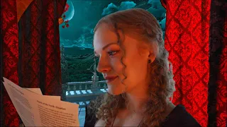 Reading you to sleep with Witcher Lore  ⚔️ Witcher ASMR Roleplay (paper scratching & tapping)