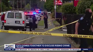 City comes together to discuss rising crime | FOX 13 Seattle