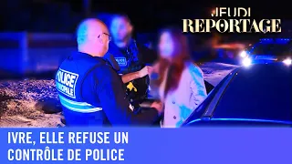 Une conductrice ivre refuse un contrôle des policiers - Jeudi Reportage