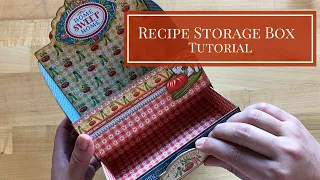 Recipe Storage Box Tutorial