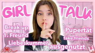 GIRL TALK 🤫🎀 DARÜBER SPRICHT KEINER! Periode, Liebeskummer, Fake Friends, Boyfriend, Selbstzweifel