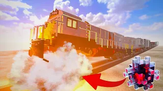 CINEMATIC Bomb VS Train and Buildings 💥💥💥 | Teardown