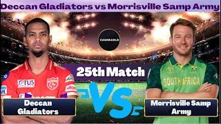 Morrisville Samp Army vs Deccan Gladiators Live Match prediction | MSA vs DG dream11 prediction