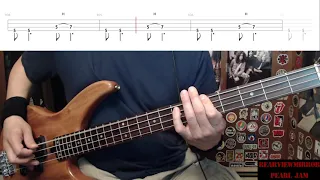 Rearviewmirror by Pearl Jam - Bass Cover with Tabs Play-Along