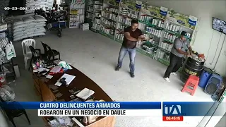 Todos los delincuentes estaban armados e iniciaron una balacera - Teleamazonas