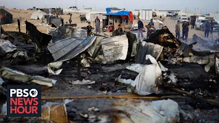 Israeli airstrike on Rafah tent camp kills 45, triggers new wave of condemnation