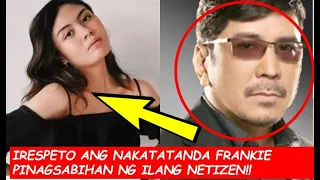 PAGSAGOT NI FRANKIE PANGILINAN KAY BEN TULFO MAITUTURIN DAW NA KAWALANG RESPETO SA NAKATATANDA ALAMI