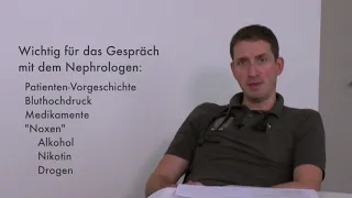 Erste Dialyse, Teil 1 Prädialyse