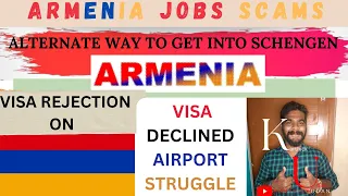 Armenia visa declined | First time flyer explaining in airport #visa #armenia