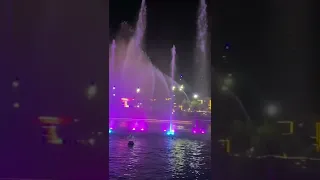 Поющие фонтаны Ташкента, это эпично выглядит!!!Узбекистан ноябрь 2022