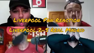 LIVERPOOL FAN MELTDOWN AFTER LIVERPOOL 2-5 REAL MADRID! LIVERPOOL VS REAL MADRID WATCHALONG PART 2